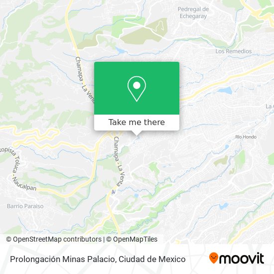 Mapa de Prolongación Minas Palacio