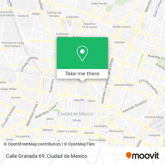 Calle Granada 69 map