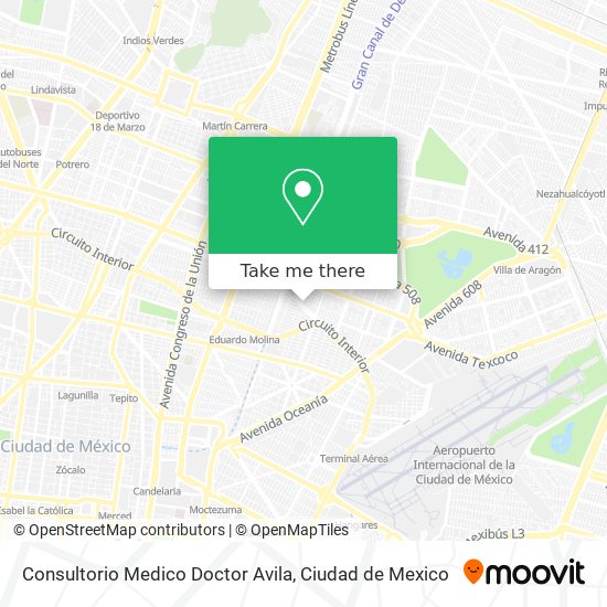 Consultorio Medico Doctor Avila map