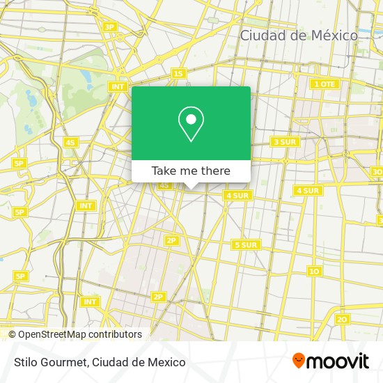 Mapa de Stilo Gourmet