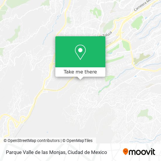 Parque Valle de las Monjas map