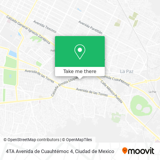 Mapa de 4TA Avenida de Cuauhtémoc 4