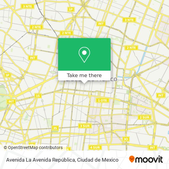 Avenida La Avenida República map