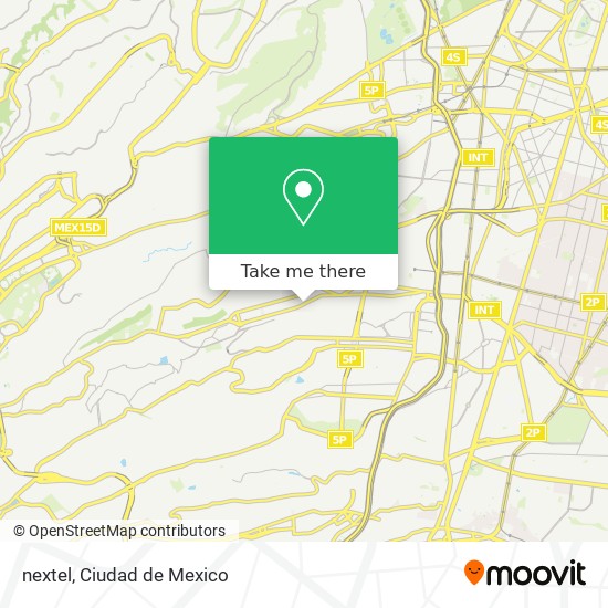 Mapa de nextel