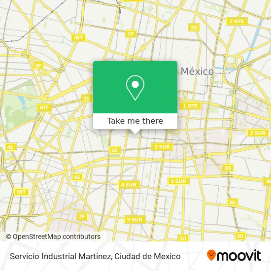 Servicio Industrial Martinez map