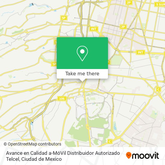 Mapa de Avance en Calidad a-MóVil Distribuidor Autorizado Telcel