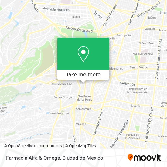 Farmacia Alfa & Omega map