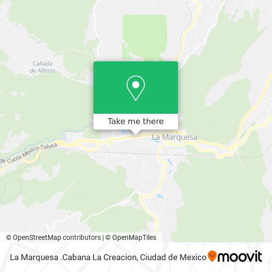La Marquesa .Cabana La Creacion map