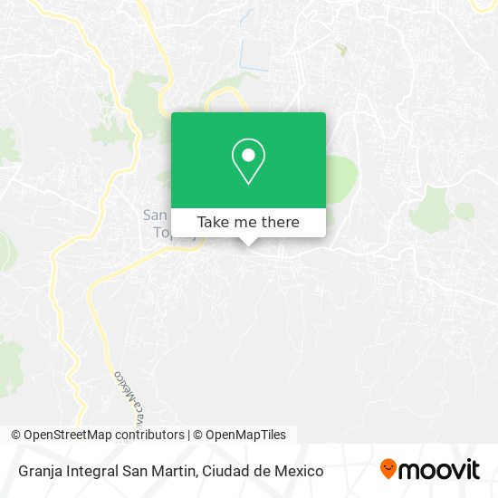 Mapa de Granja Integral San Martin