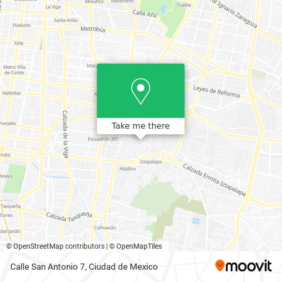 Calle San Antonio 7 map