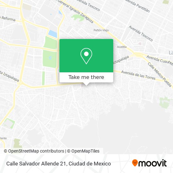 Calle Salvador Allende 21 map