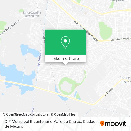 DIF Municipal Bicentenario Valle de Chalco map
