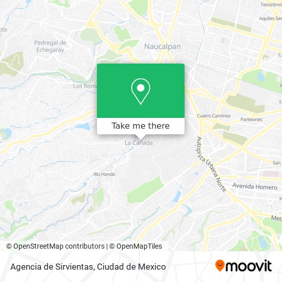 Agencia de Sirvientas map