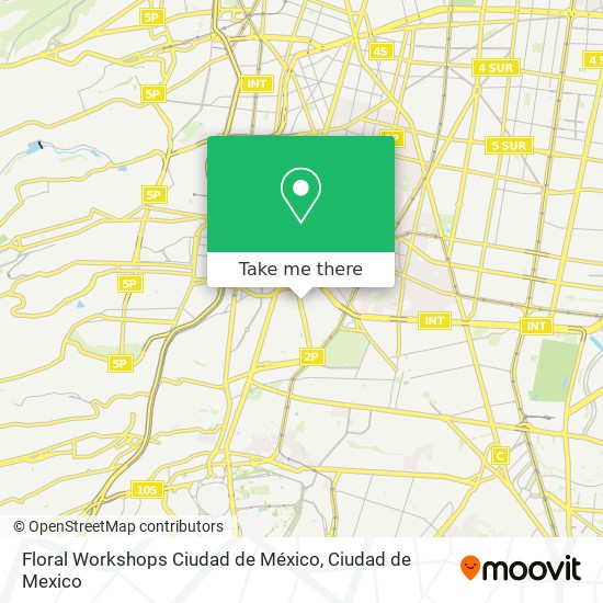 Floral Workshops Ciudad de México map