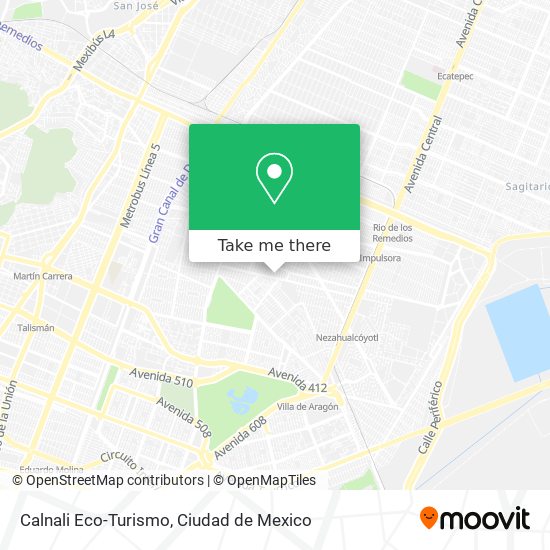 Mapa de Calnali Eco-Turismo
