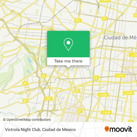 Victrola Night Club map