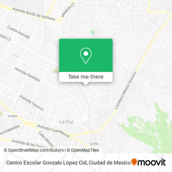 Mapa de Centro Escolar Gonzalo López Cid