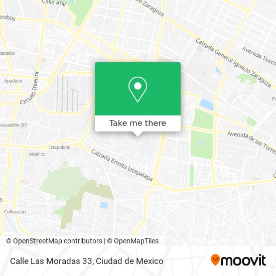 Calle Las Moradas 33 map