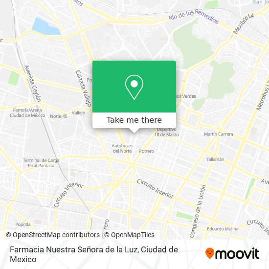 Farmacia Nuestra Señora de la Luz map