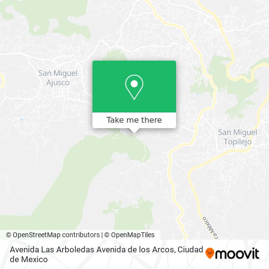 Mapa de Avenida Las Arboledas Avenida de los Arcos