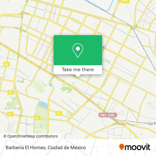 Barberia El Homes map