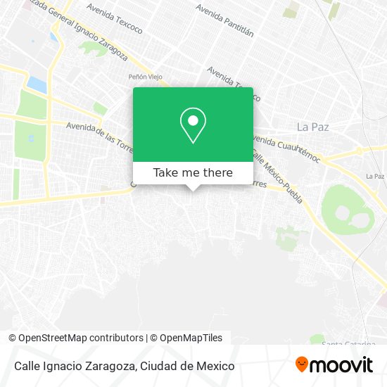 Calle Ignacio Zaragoza map