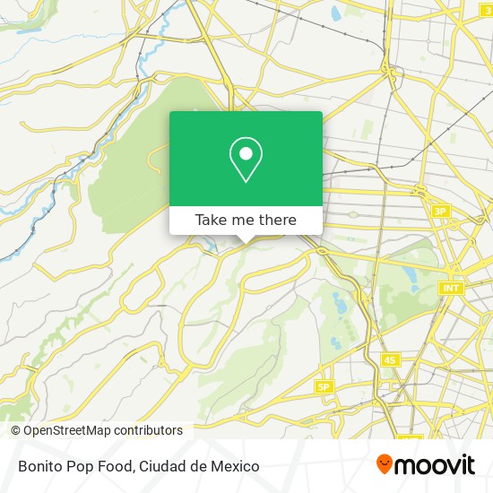 Mapa de Bonito Pop Food