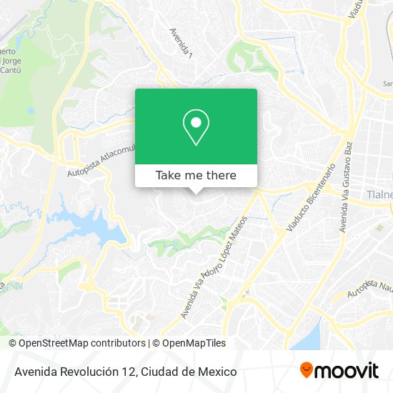 Mapa de Avenida Revolución 12