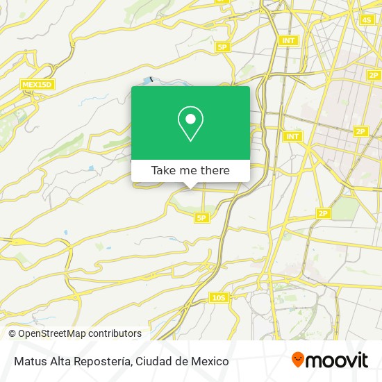 Matus Alta Repostería map