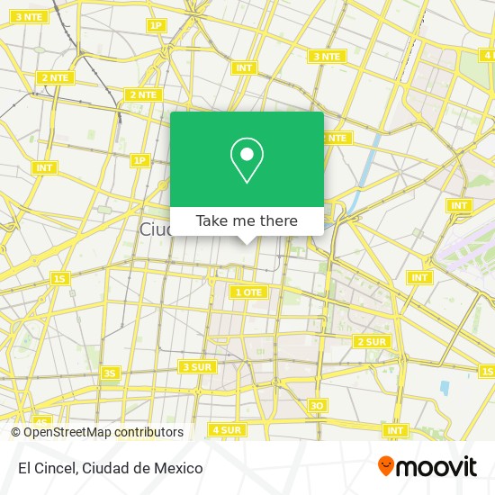 El Cincel map