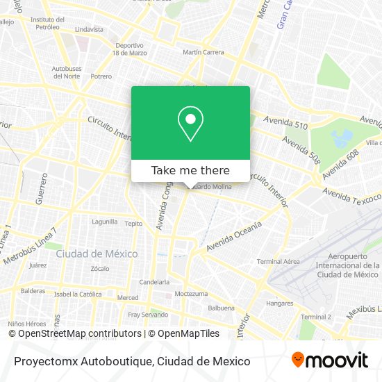Proyectomx Autoboutique map