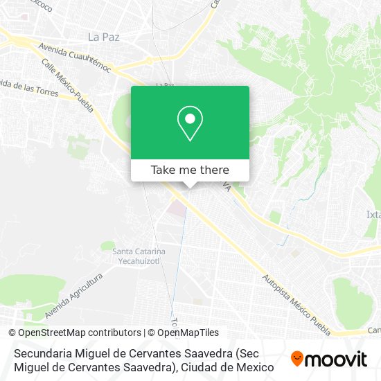 Secundaria Miguel de Cervantes Saavedra map