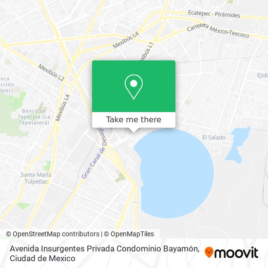 Mapa de Avenida Insurgentes Privada Condominio Bayamón