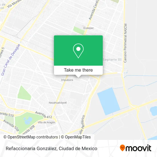 Mapa de Refaccionaria González