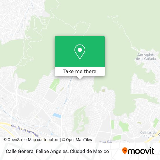 Calle General Felipe Ángeles map