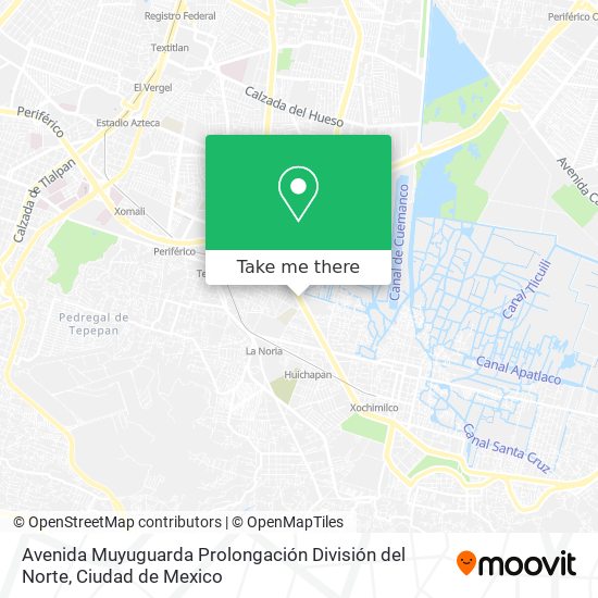 Avenida Muyuguarda Prolongación División del Norte map