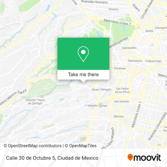 Calle 30 de Octubre 5 map
