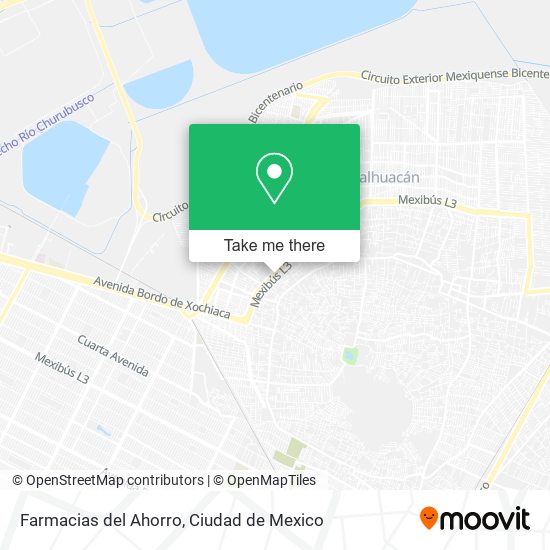 Farmacias del Ahorro map