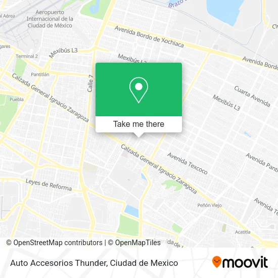 Mapa de Auto Accesorios Thunder