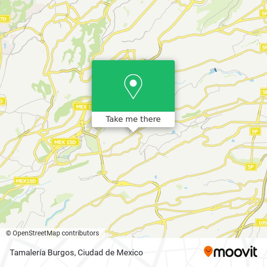 Tamalería Burgos map