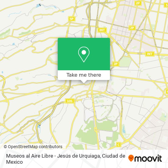 Museos al Aire Libre - Jesús de Urquiaga map