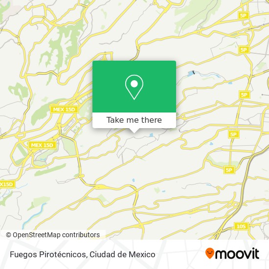 Fuegos Pirotécnicos map