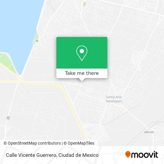 Calle Vicente Guerrero map