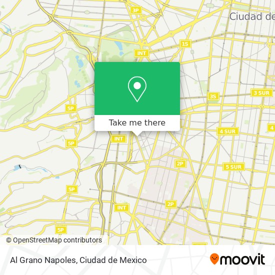 Al Grano Napoles map