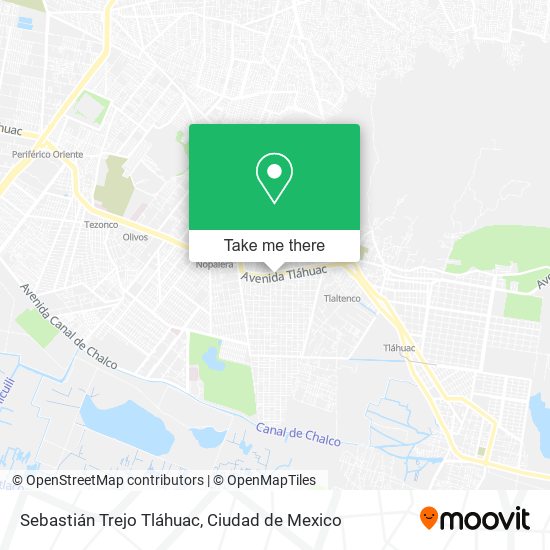 Sebastián Trejo Tláhuac map