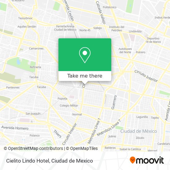 Cielito Lindo Hotel map
