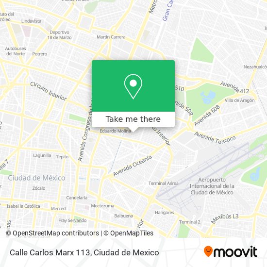 Calle Carlos Marx 113 map