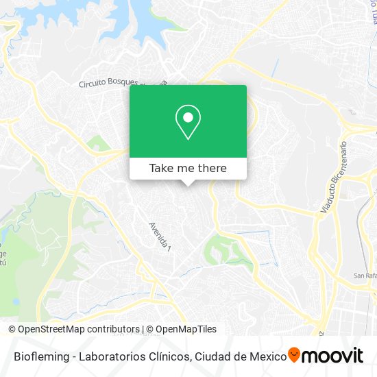 Mapa de Biofleming - Laboratorios Clínicos