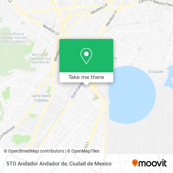 Mapa de 5TO Andador Andador de