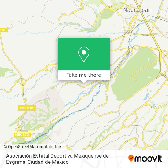 Asociación Estatal Deportiva Mexiquense de Esgrima map